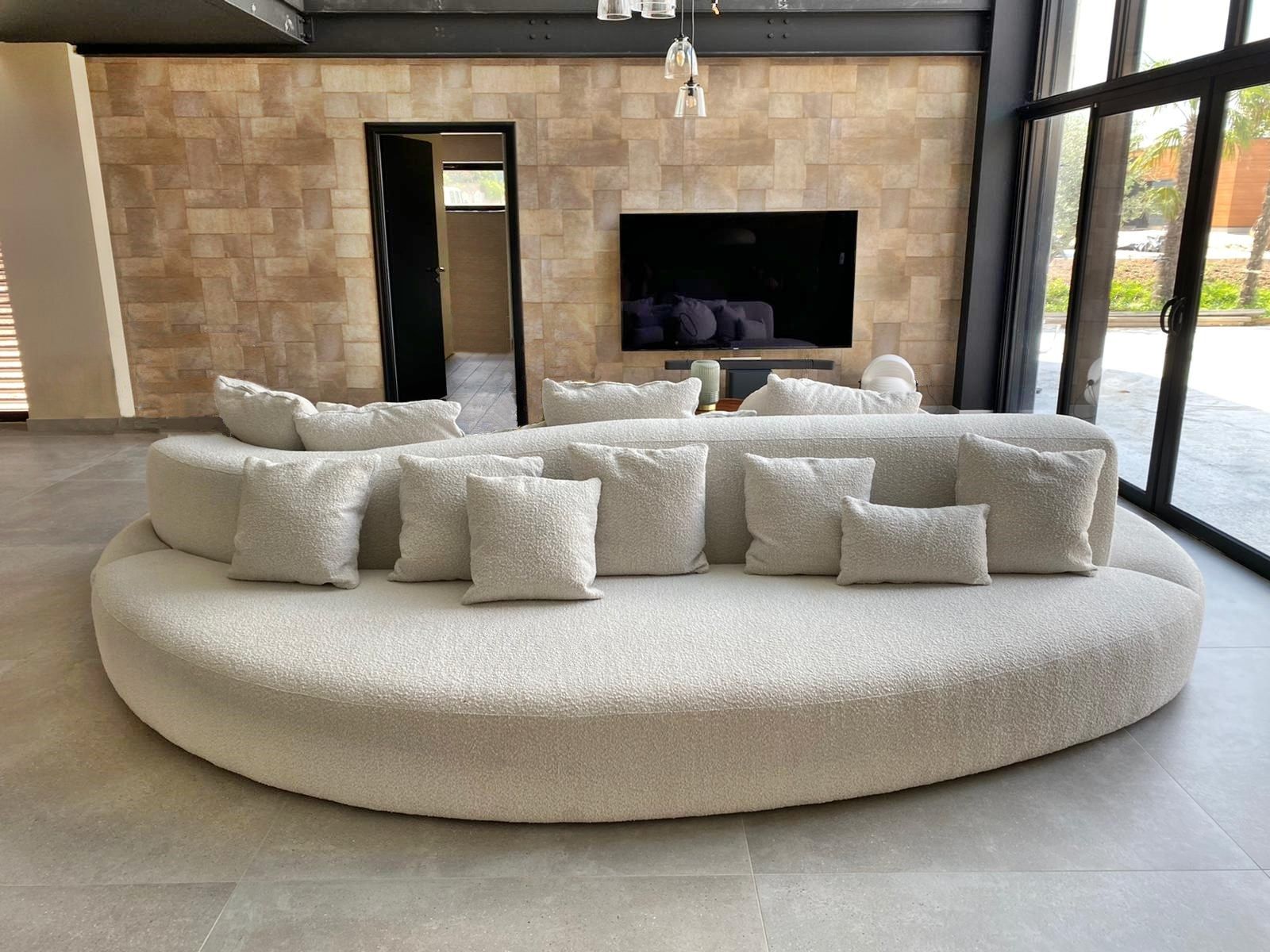 Двусторонняя изогнутая ткань диван CREARTE COLLECTIONS Lab Organic ARCH-00112827 - Вид №14