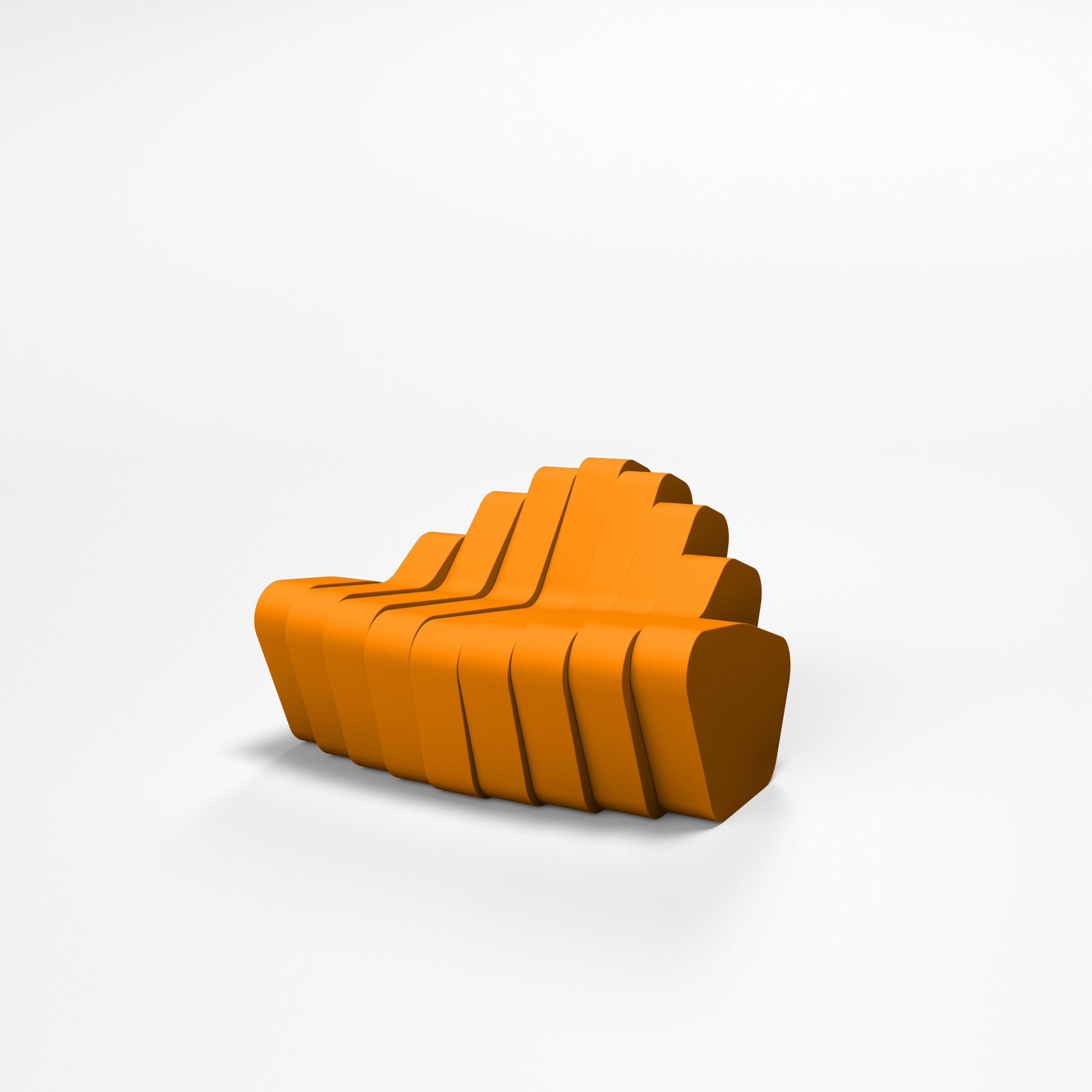 Пенопластовая скамья со спинкой SIXINCH Cliffy ARCH-00009974 - Вид №1