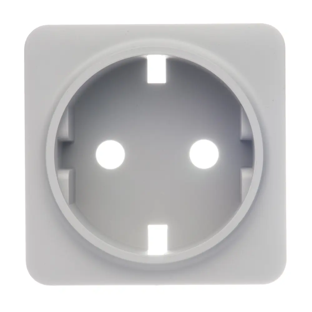 Накладка для розетки с заземлением Lexman Cosy, цвет серый STLM-2208827