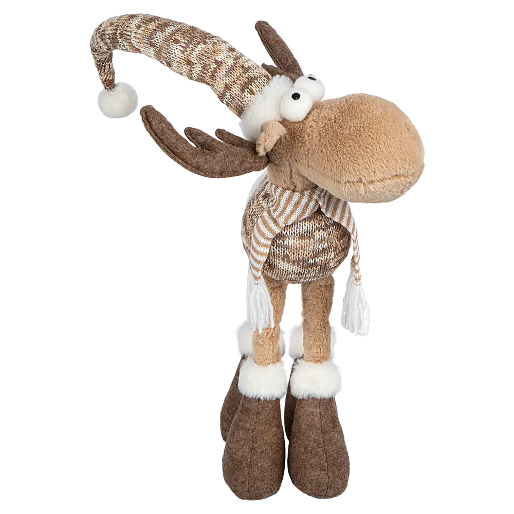 89368894 Декоративная фигура Олень на 4 ногах 40 см коричневая STLM-1461677 Santreyd  - Вид №2