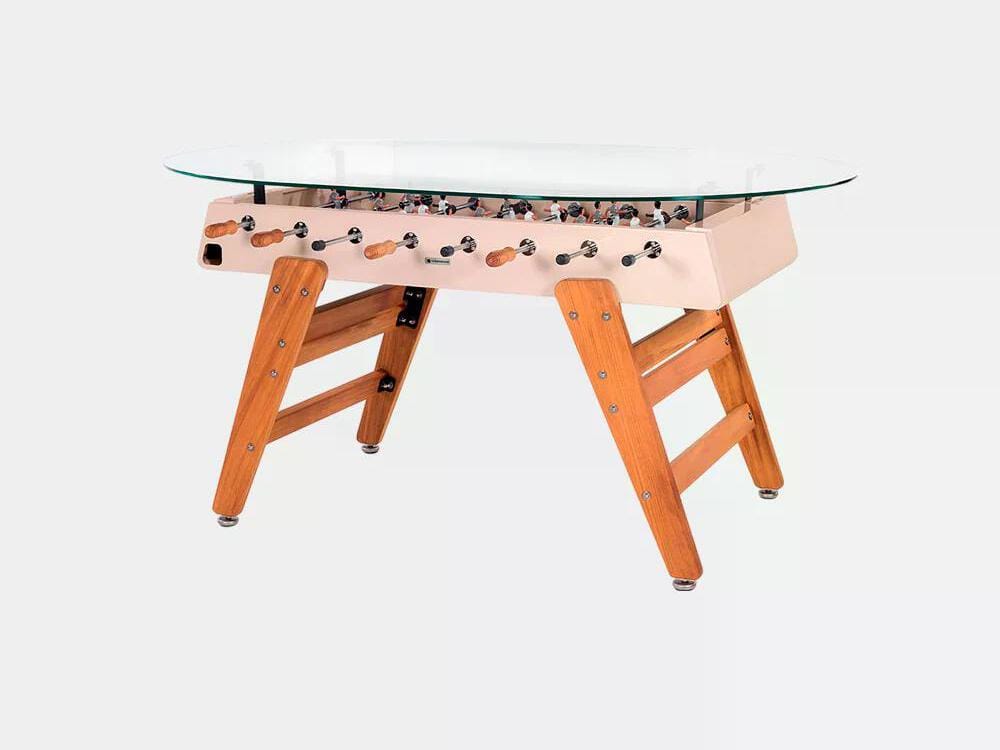 Овальный обеденный стол из стали и ироко со стеклянной столешницей RS Barcelona RS3 WOOD ARCH-00034979 - Вид №34