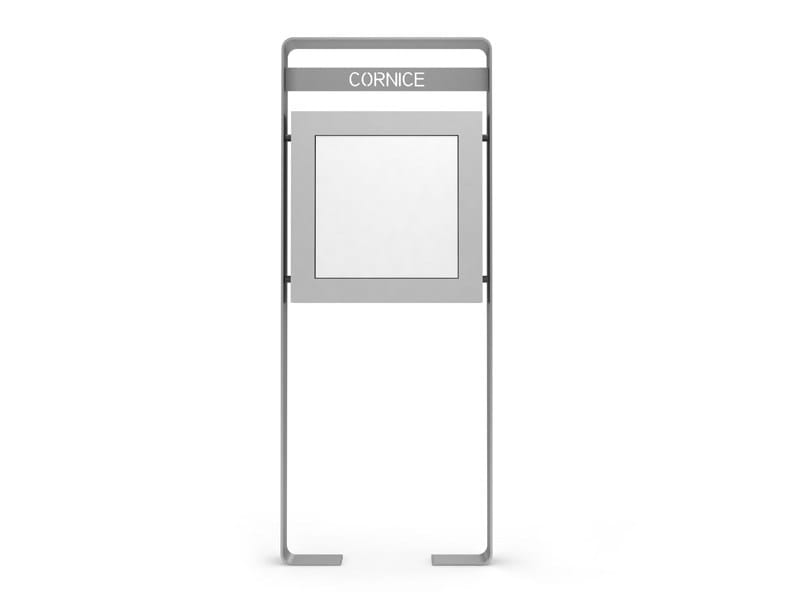 Стальная самонесущая доска объявлений для общественных мест LAB23 рамка ARCH-00048876 - Вид №1