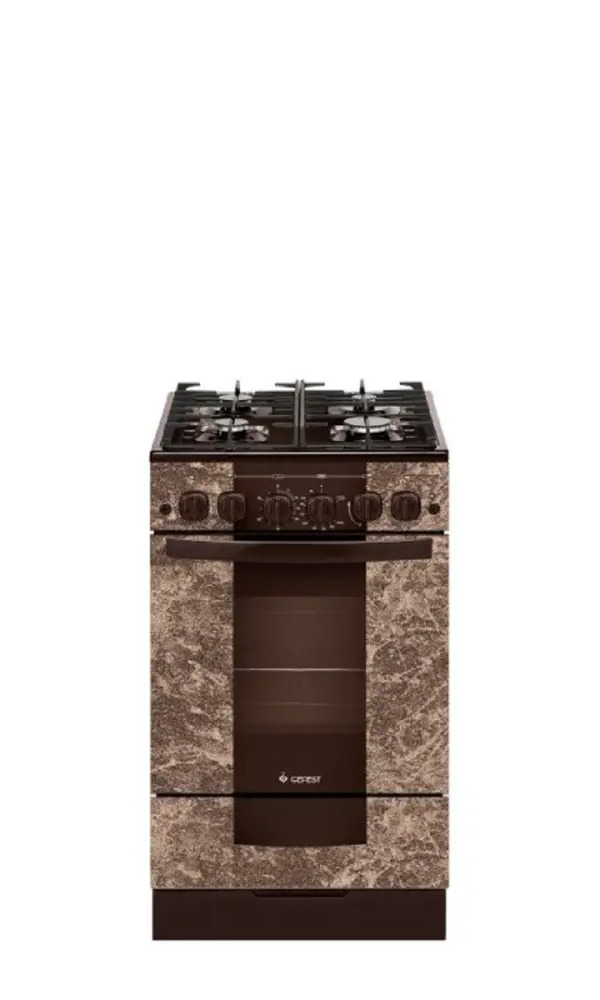 91792012 Газовая плита с духовкой Gefest ПГ 5500-02 0114 50 см 4 конфорки цвет коричневый STLM-0878957