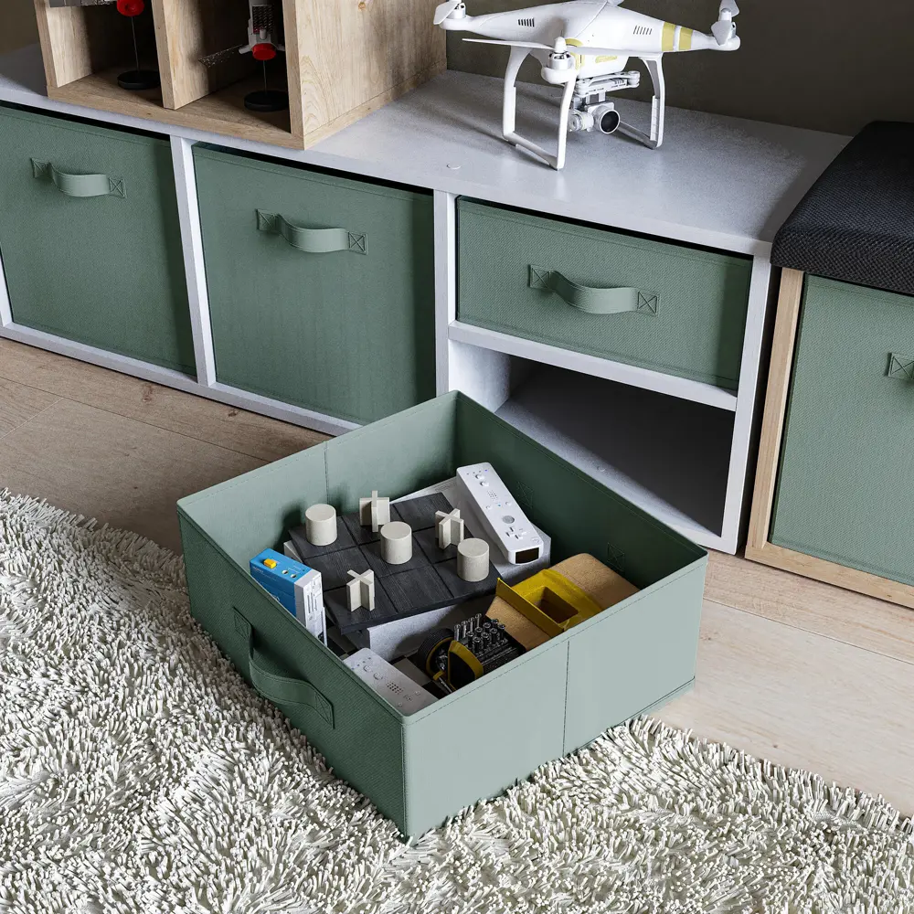 Spaceo KUB: Складной короб для хранения в эко-стиле 82658014