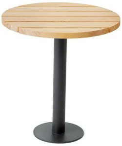 Nola Industrier Круглый садовый стол из стали и дерева Bollnäs