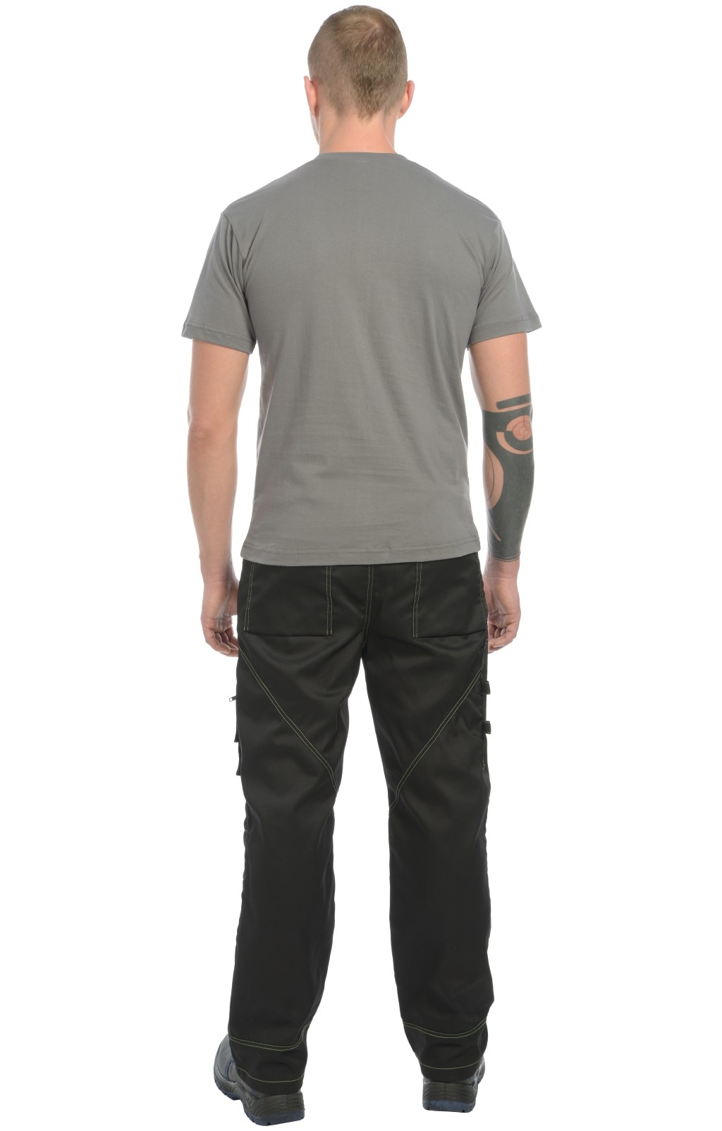 4958090 Футболка темно-серая  Одежда для официантов  размер 3XL(56-58) Спецодежда  - Вид №9