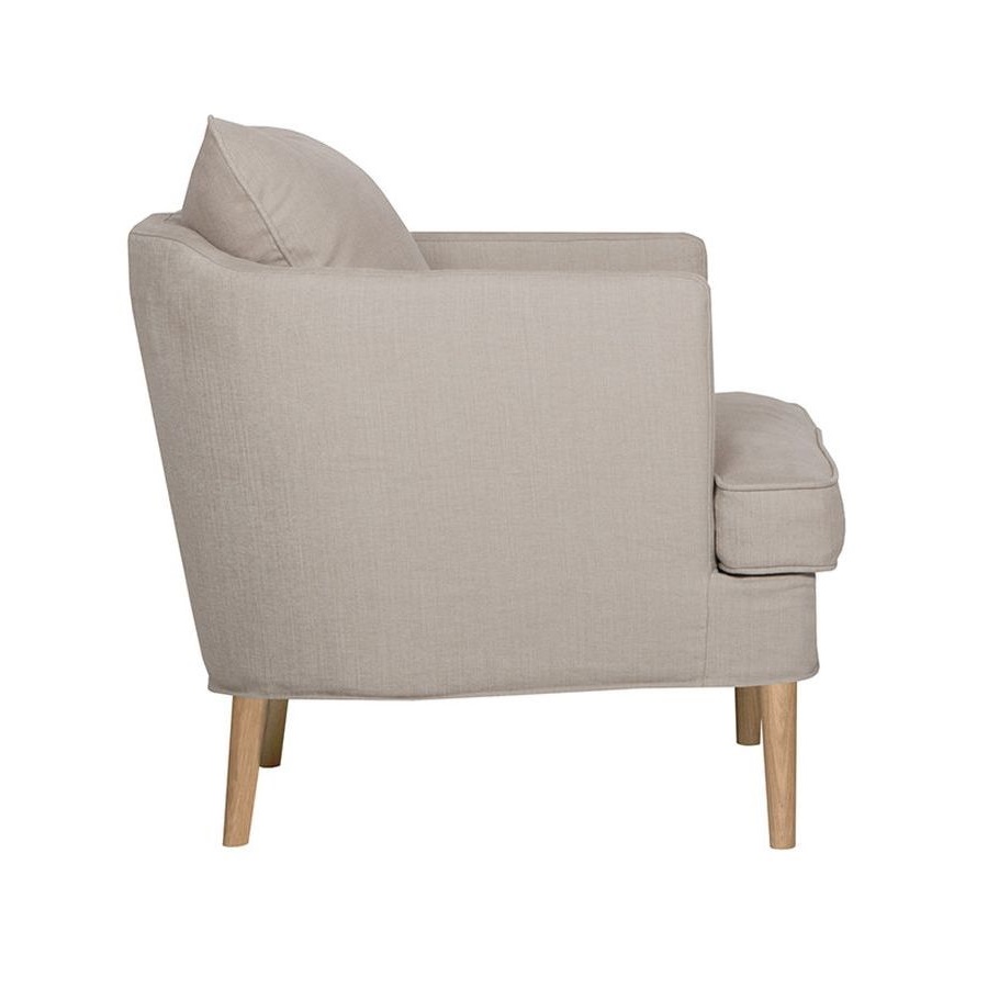 Кресло Julia, светло-бежевое, обивка Caleido Sits S1285 - Вид №2