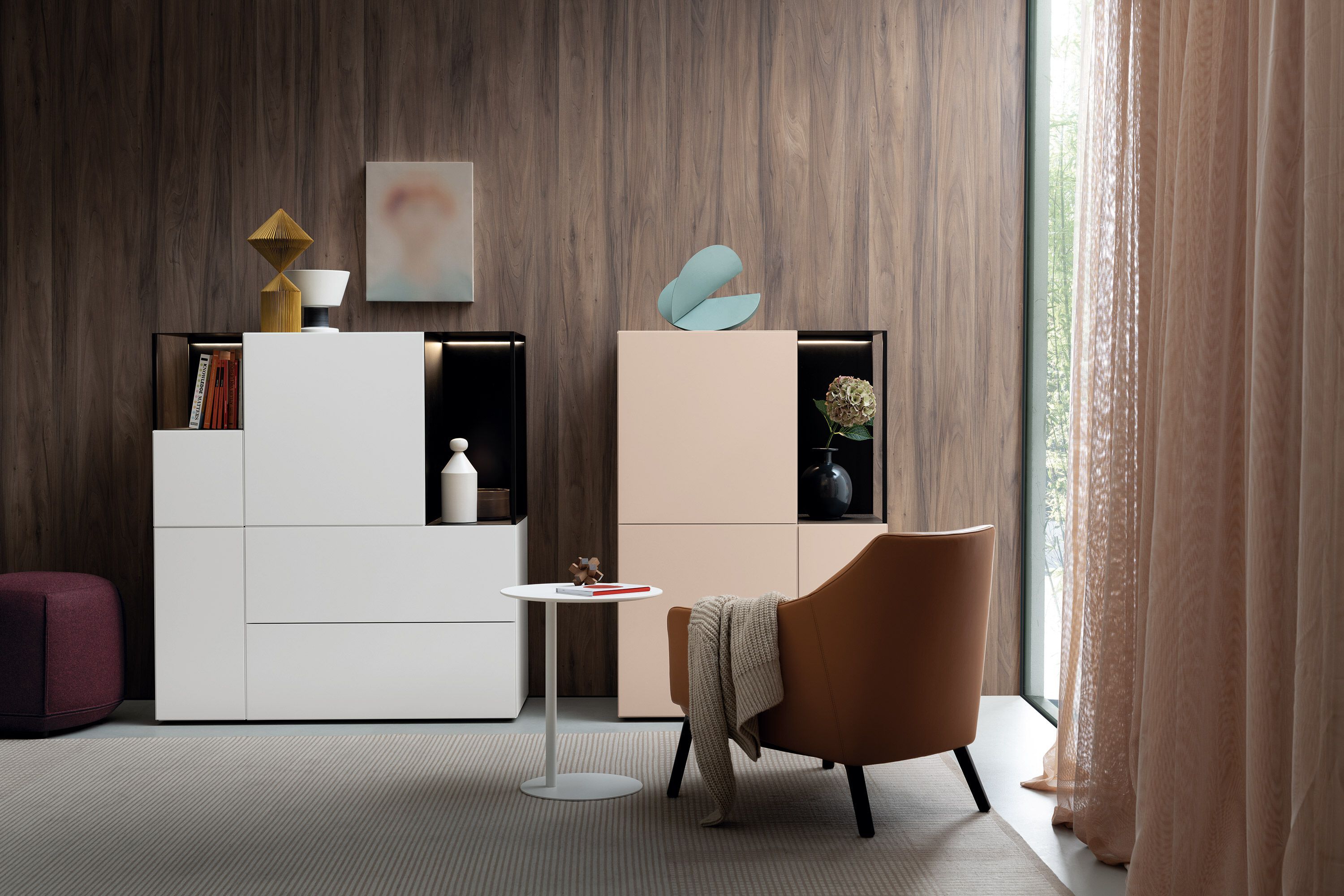 Кожаное кресло с подлокотниками Kristalia Bela ARCH-00074270 - Вид №2