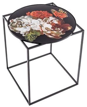 MOMENTI Круглый высокий журнальный столик из металла The black attitude sun-id-1388616 - Вид №3