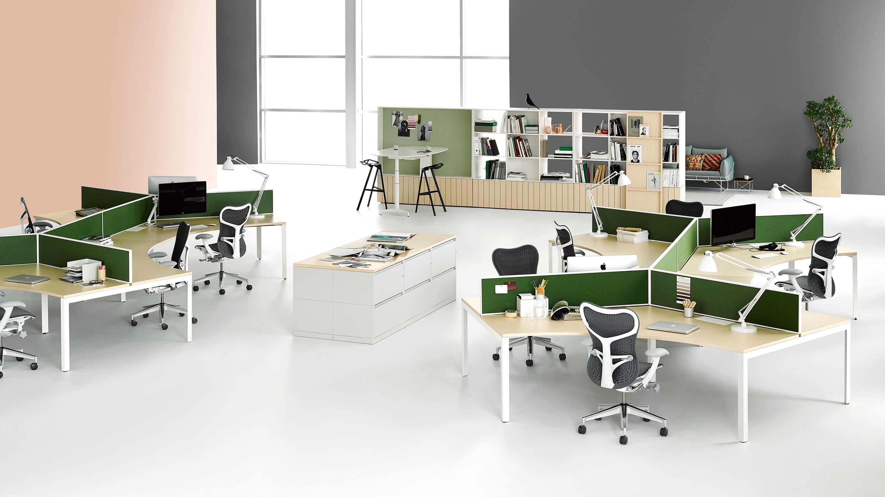 Книжный магазин в дневное время Herman Miller местный ARCH-00076282 - Вид №8