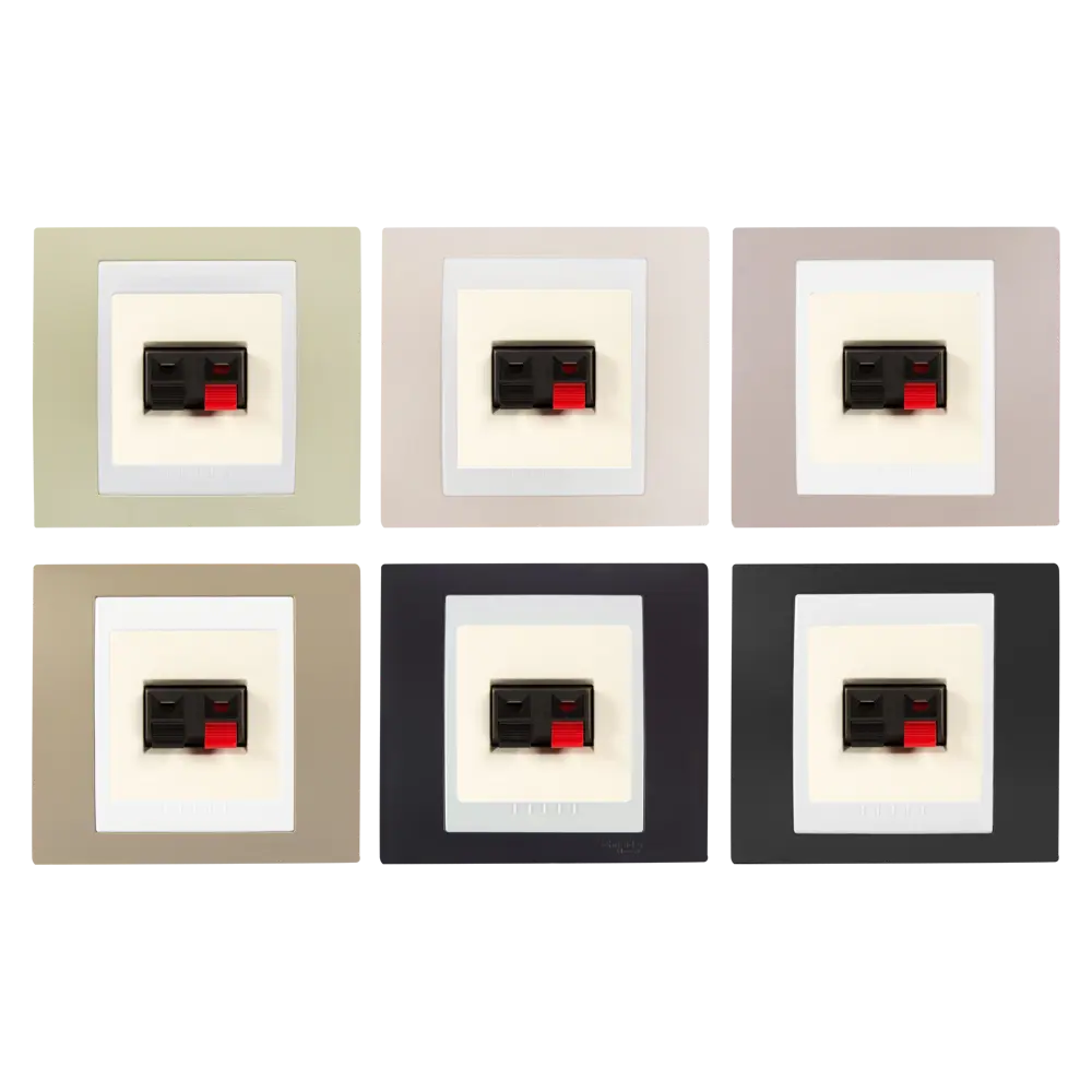 Аудио розетка встраиваемая Systeme Electric Unica, цвет бежевый STLM-2150609 - Вид №1