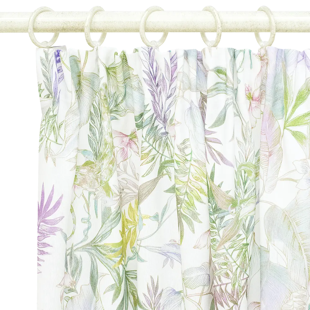 Штора на ленте Икигай 160х270 см растения цвет разноцветный 82326153 STLM-2013539 Altali  - Вид №3