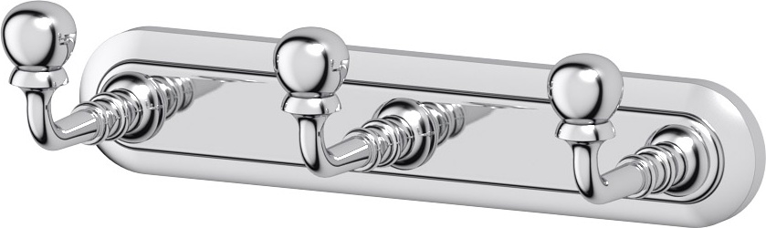 STI 002 Планка с 3-мя крючками 17 cm 3SC STILMAR CHROME Treesseci 3SC