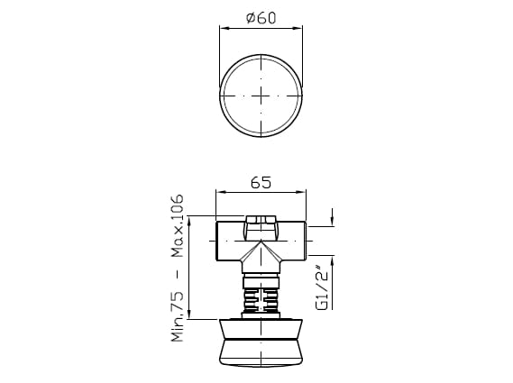 Пульт дистанционного управления из нержавеющей стали Zucchetti Sablier ARCH-00109695 - Вид №1