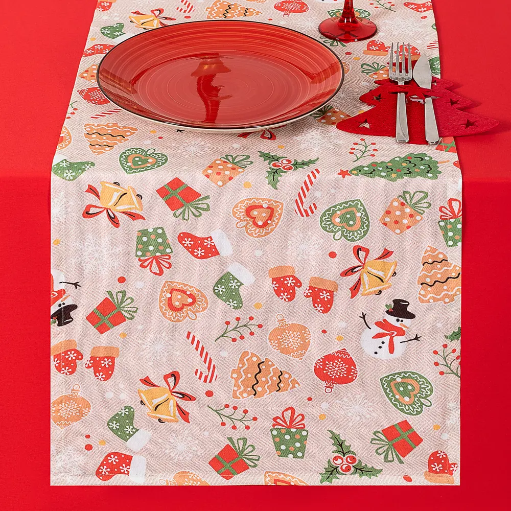 Дорожка Altali Канди прямоугольная 40x140 см цвет бежевый STLM-2027265 - Вид №3