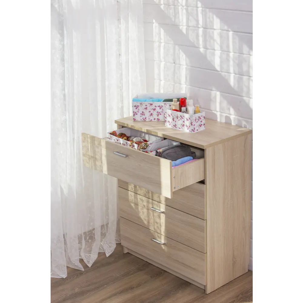 Каркас комода 99x80x44.3 см 4 ящика ЛДСП цвет дуб сонома 18592745 STLM-2095556 Santreyd  - Вид №5