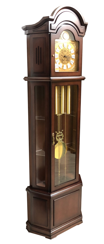 Часы напольные коричневые Dark Walnut SARS ДИЗАЙНЕРСКИЕ 00-3967445 Коричневый  - Вид №3