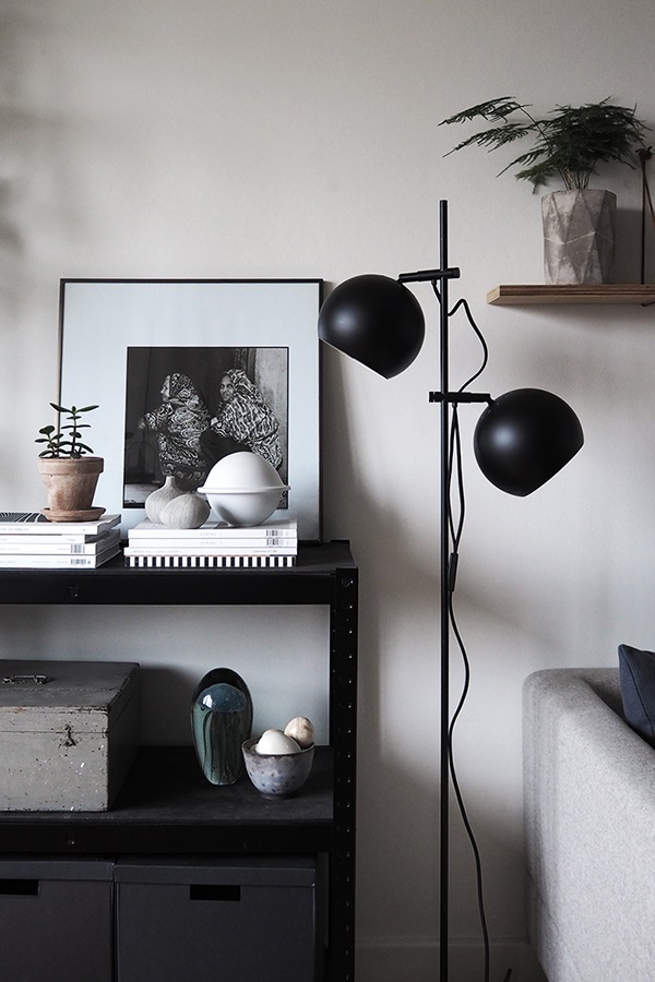 Лампа напольная Ball Double, черная матовая Frandsen 63327652SPOTS - Вид №2