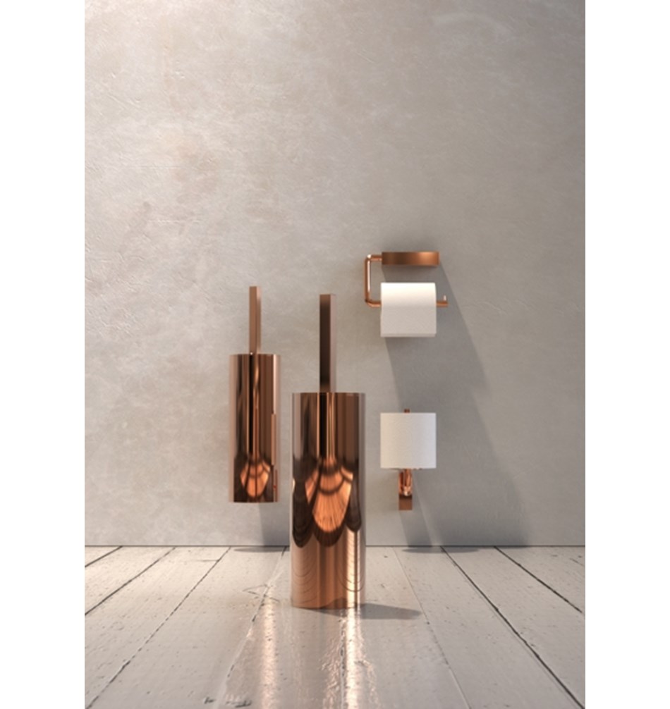 FROST Ершик для унитаза 4, настенный » медь Нержавеющая сталь Медь Q302336550  - Вид №1