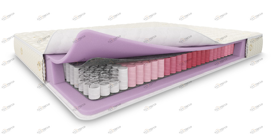 Матрас с независимым пружинным блоком 120x200 Maybe 3 BELABEDDING  129328 Белый 