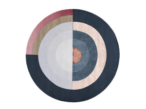 Круглый ковер ручной работы