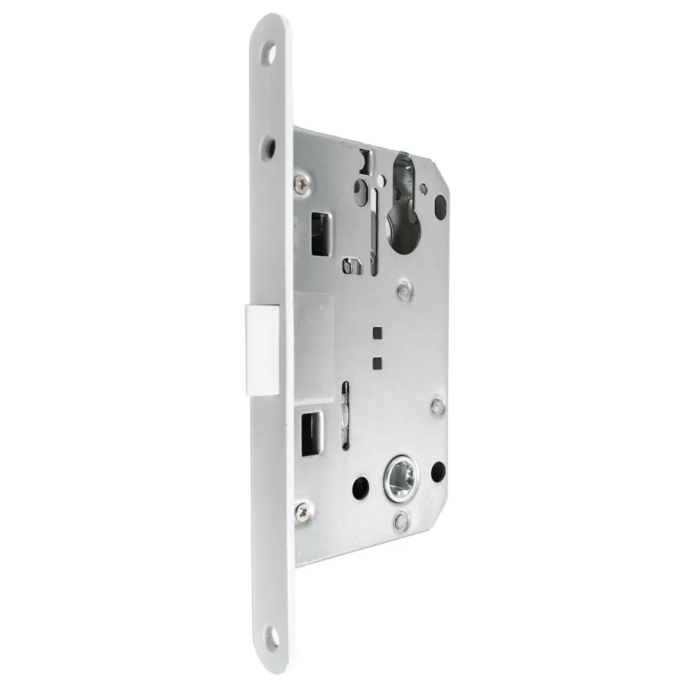 Корпус замка Palladium 385 80x140 мм сталь цвет белый STLM-2098607