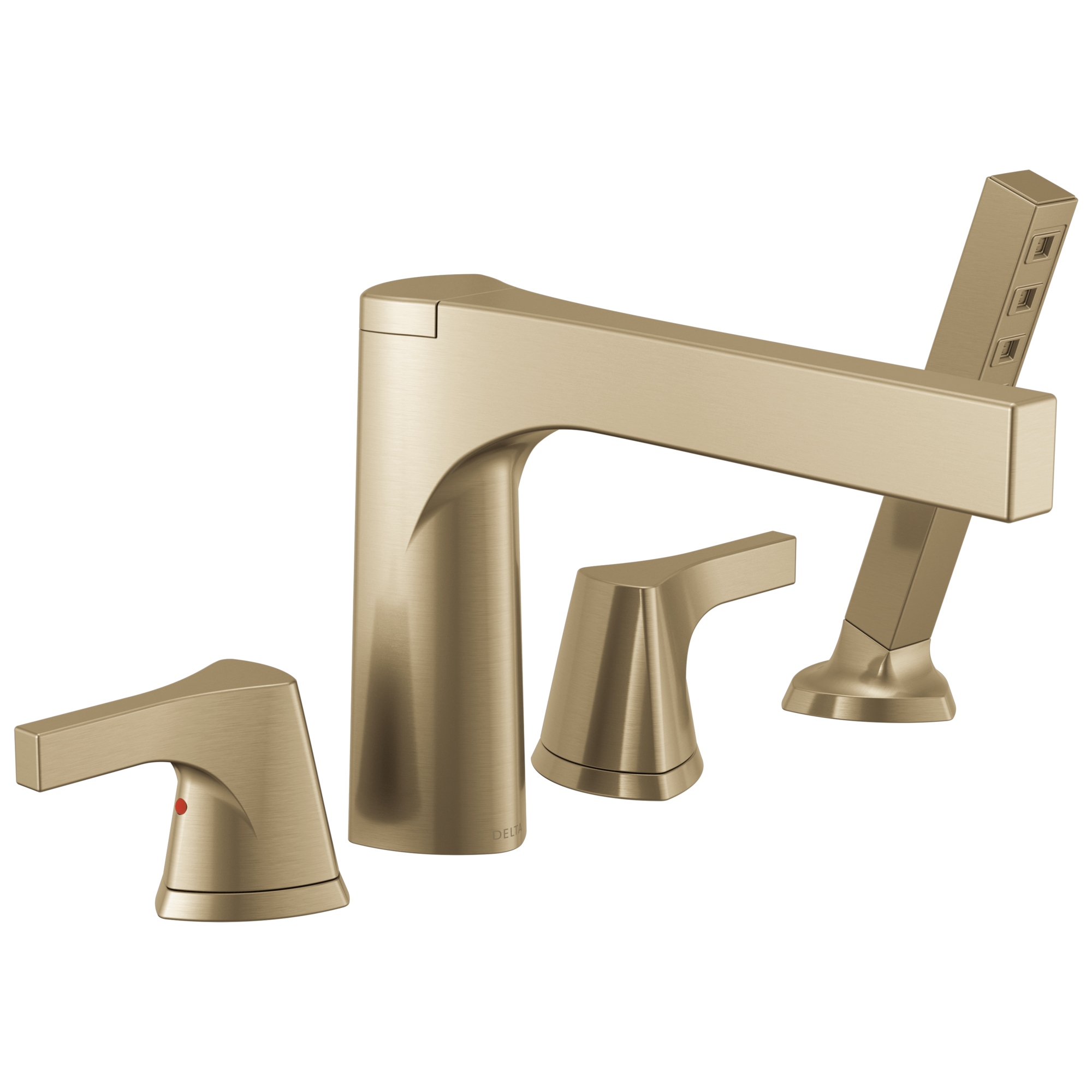 Римская ванна на 4 отверстия с ручным душем Delta Faucet T4774-CZ