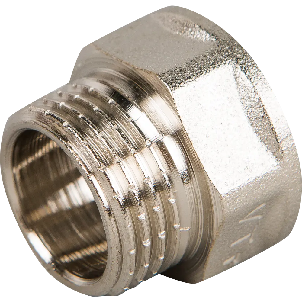 Удлинитель Valtec ø1/2"х10 мм ВР-НР никелированная латунь 10507294 STLM-2190794  - Вид №1