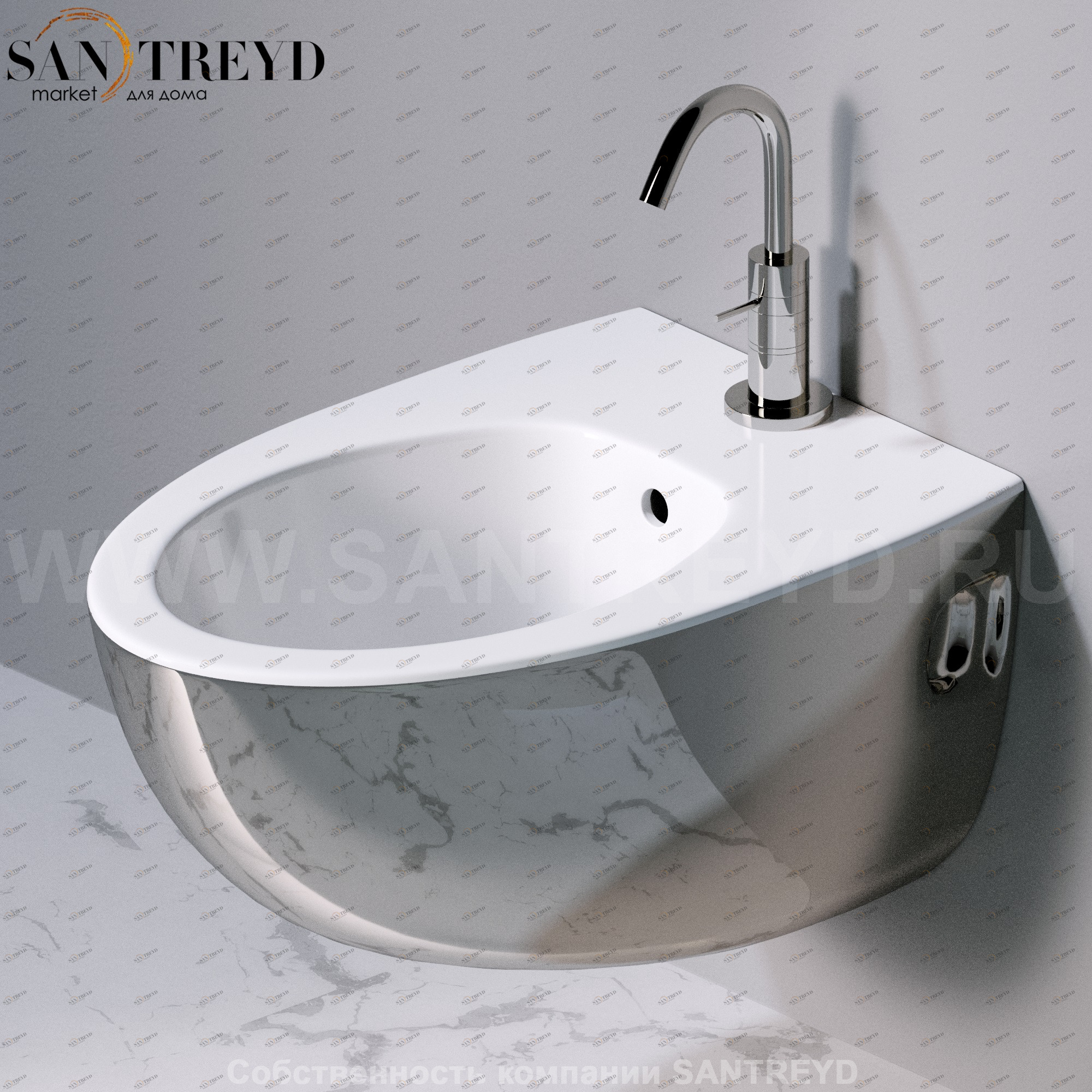 S512.251 Биде подвесное OVAL A. e T. Italia AeT ITALIA