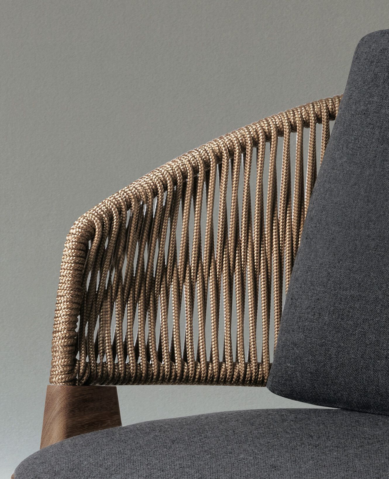 Ткань сад мягкий стул с подлокотниками Potocco ARCH-00076558 - Вид №4