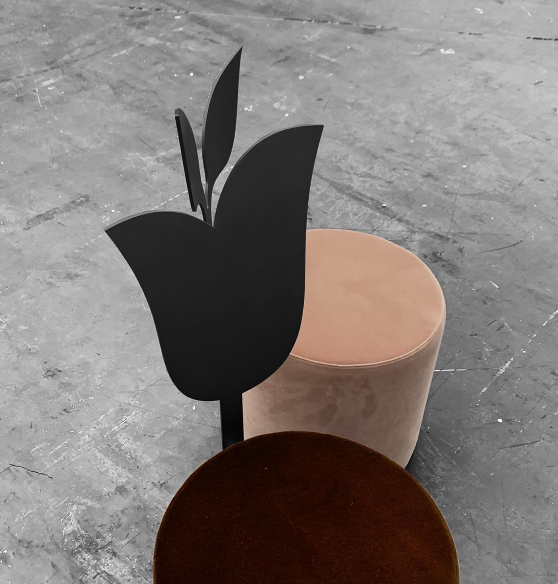 Круглый пуф из ткани Secolo GIARDINO BOTANICO ARCH-00030055 - Вид №7