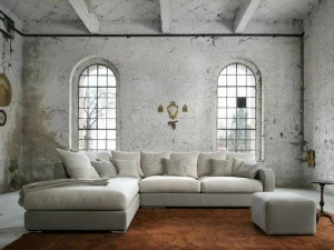 Minimomassimo Угловой диван со съемным чехлом из ткани Clara