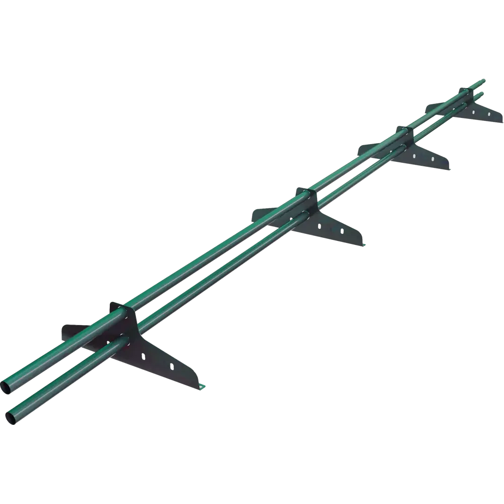 Снегозадержатель для металлической кровли трубчатый Docke 3 м RAL 6005 зеленый DÖCKE STLM-2070964
