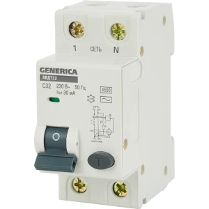 Generica АВДТ-32 — дифференциальный автомат для надёжной защиты сети 84871061