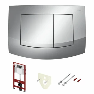 9400005 Комплект инсталляции 4 в 1 с панелью смыва ТЕСЕambia для установки подвесного унитаза (9400005)