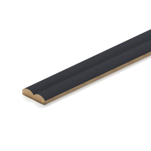 Профиль Старт-Финиш МДФ Stella Wave De Luxe Black Lead 2700x55x16 (упак.4шт.) STSR-265