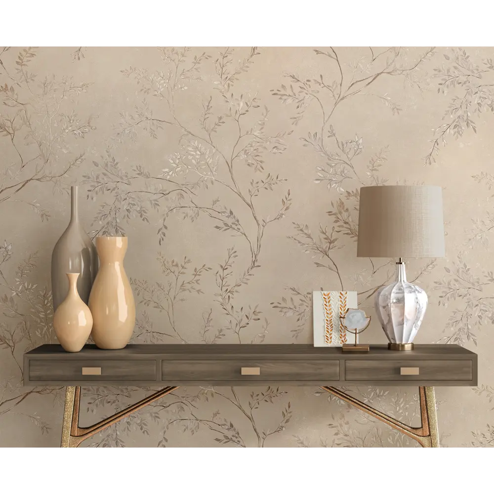 Обои флизелиновые Ateliero Carmen темно-бежевые 1.06 м At89348 STLM-2144900 - Вид №3