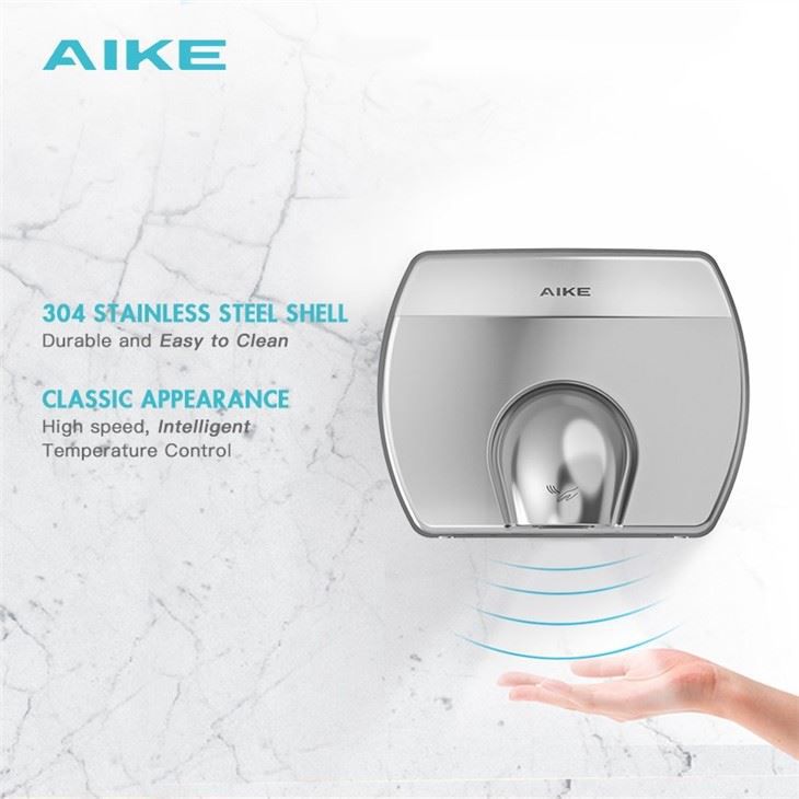 Сушилка для рук из нержавеющей стали AIKE AK2830_75  - Вид №1