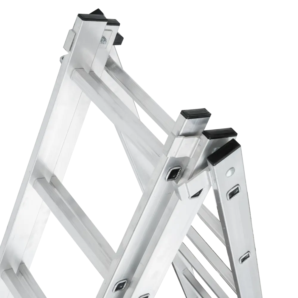 Лестница раскладная выдвижная 3-секционная Standers до 4.76 м 8 ступеней STLM-2063845 - Вид №7