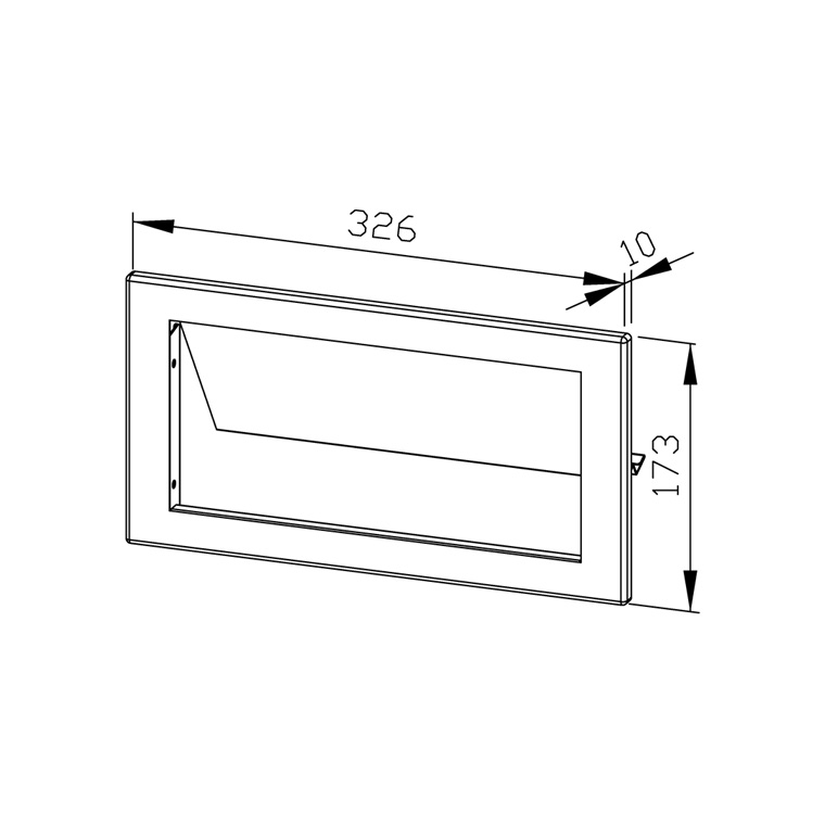 764657 Откидной люк с монтажной рамкой WP136 WAGNER_EWAR A-LINE Wagner Ewar  - Вид №1