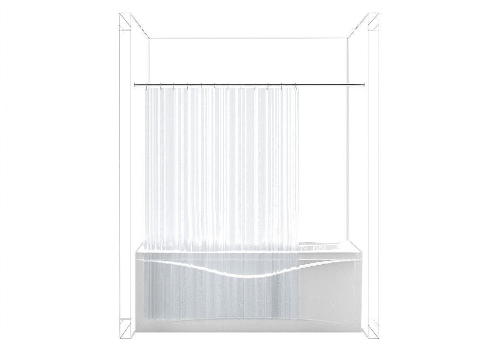 Карниз для ванны Aquanet прямой 180 00157486 - Вид №1