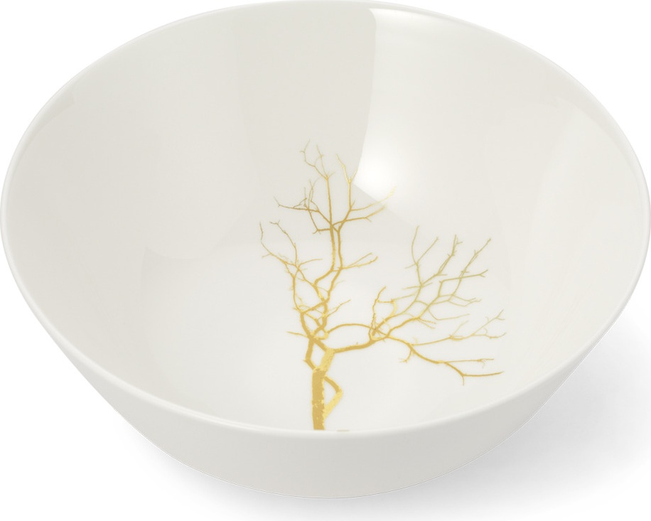 Valtec Салатник фарфоровый «Золотой лес» 21 см ручная работа 10525767 STLM-0000616