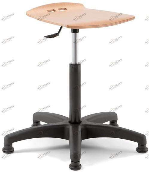 Linea Fabbrica Офисный стул с регулируемой высотой из бука Bow sun-id-1490417