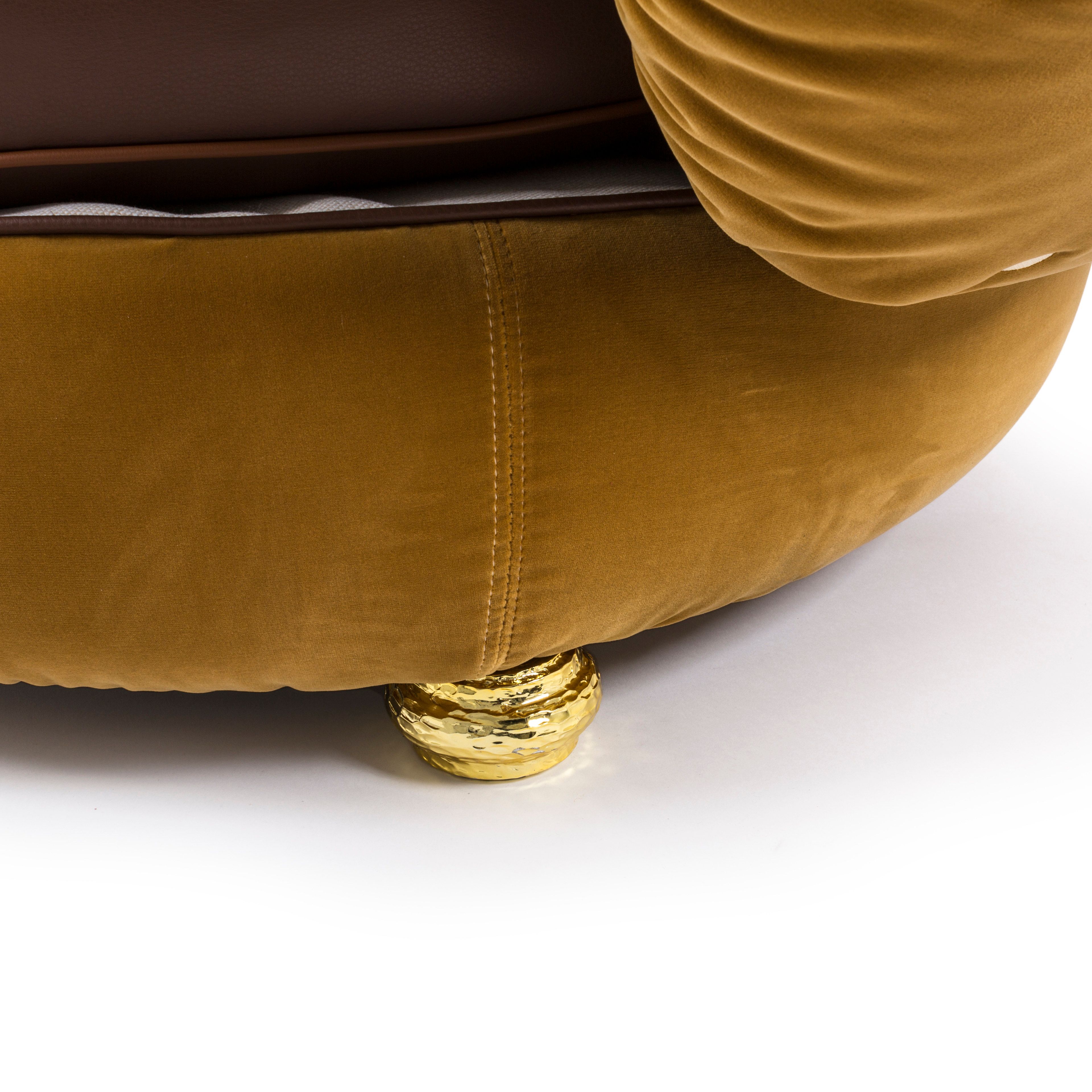 Тканевое кресло Seletti Диван для хот-догов и кресло для бургеров ARCH-00152633 - Вид №5