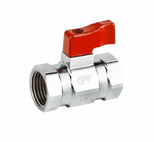 GENEBRE 3096h 01 Мини-шаровой кран (красная ручка-бабочка)