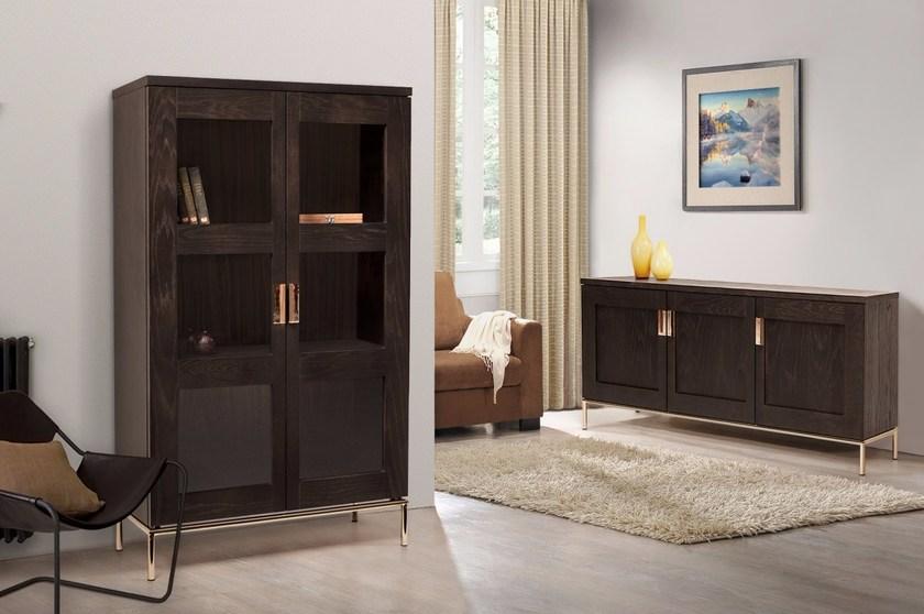 Woodman Комод из дерева и стекла с распашными дверцами Pimlico 235228001052  - Вид №5
