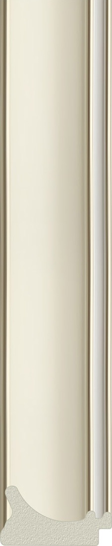 BY 7621 Зеркало в багетной раме - белый с серебром 60 mm EVOFORM Definite - Вид №3