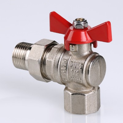 VT.228.N.04 Кран шаровой VALTEC BASE угловой с полусгоном Valtec 1/2"  - Вид №5