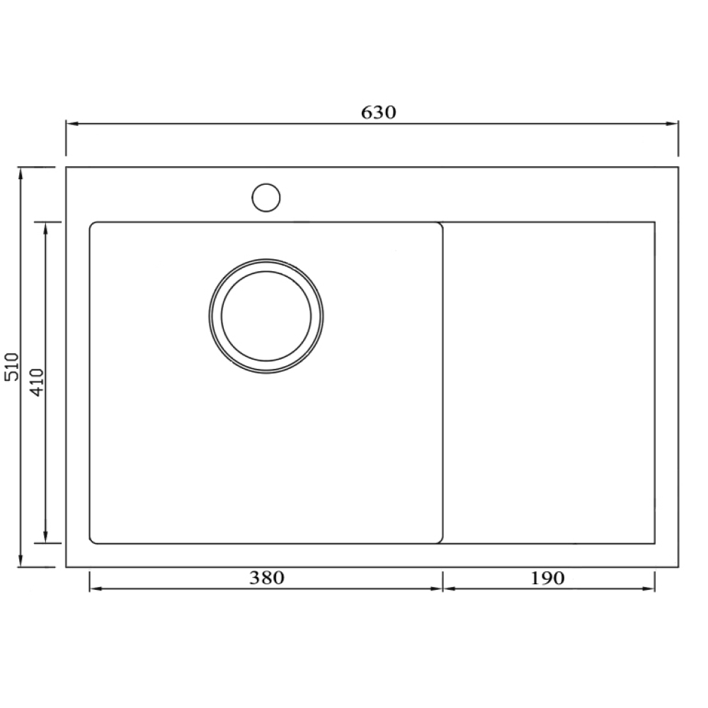 Кухонные мойки Eco Marino SMB-6351RS.A SEAMAN  - Вид №2