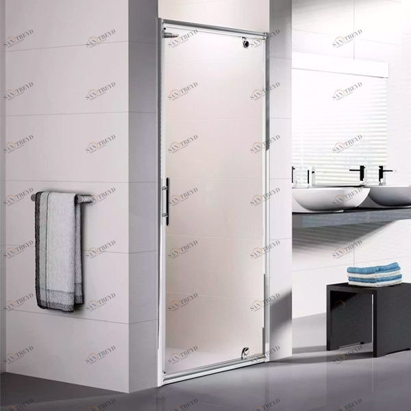 Двери в нишу 90 см LUNES G Novellini LUNES с серебристым профилем LUNESG841B